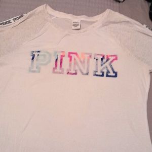 VS PINK 3/4 sleeve shirt